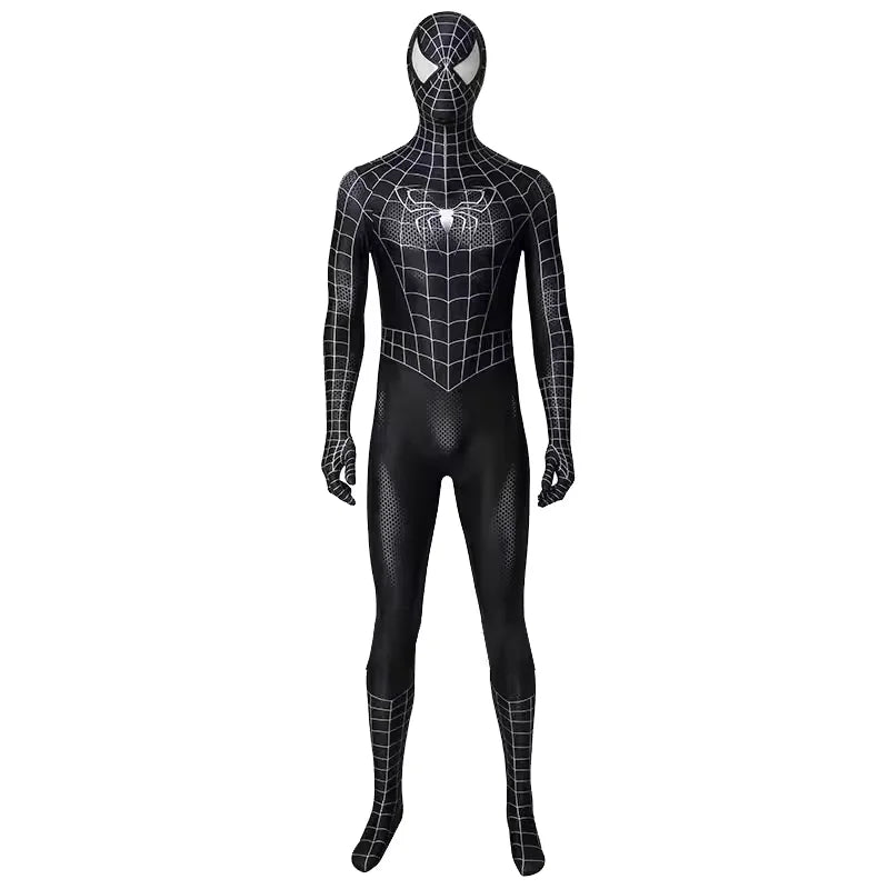 Superhero Cosplay Jumpsuit Tight Stretch Bodysuit Halloween Party Costume Role‑Play Fancy Dress For Men Adults Carnival Event