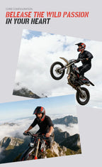 Off Road Motorcycle Helmet Rally Downhill Full Helmet Riding with Goggles Suitable for All Seasons for Men Women and Children