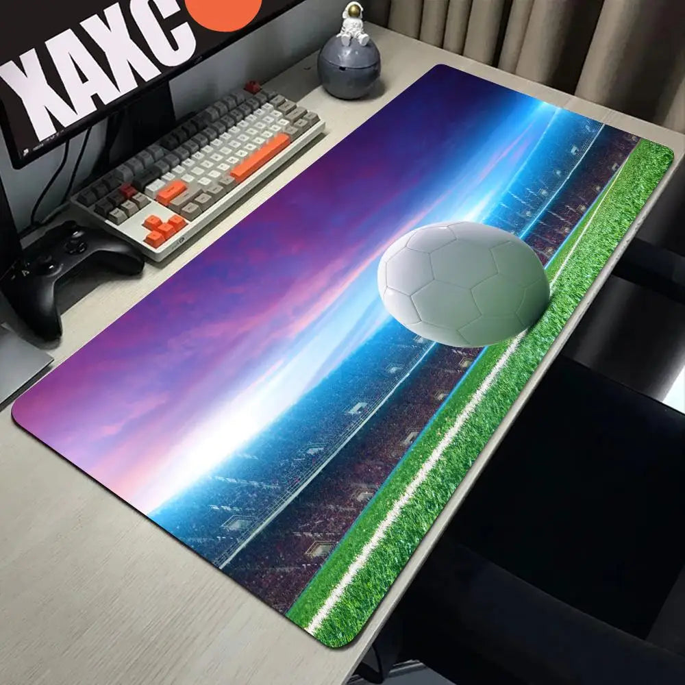 Soccer Football Large Gaming Mouse Pad HYBXAXC Mousepad Gamer Laptop Mouse Mat Office Mausepad XXL Carpet Keyboard Mat Desk Pad