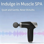 Mini Massage Gun with 4 Replaceable Massage Head Powerful Muscle Massager for Relaxation Deep Tissue Percussion Massage Machine