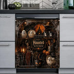 Halloween Dishwasher Magnet Cover Waterproof Appliance Magnetic Panel Reusable Kitchen Decor for Fridge Washer Door