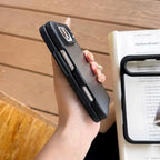 For iPhone Duo Case Luxury Translucent Matte Ultra Thin PC Case for iPhone Duo 18Fold Shockproof Metal Connector Hard Cover