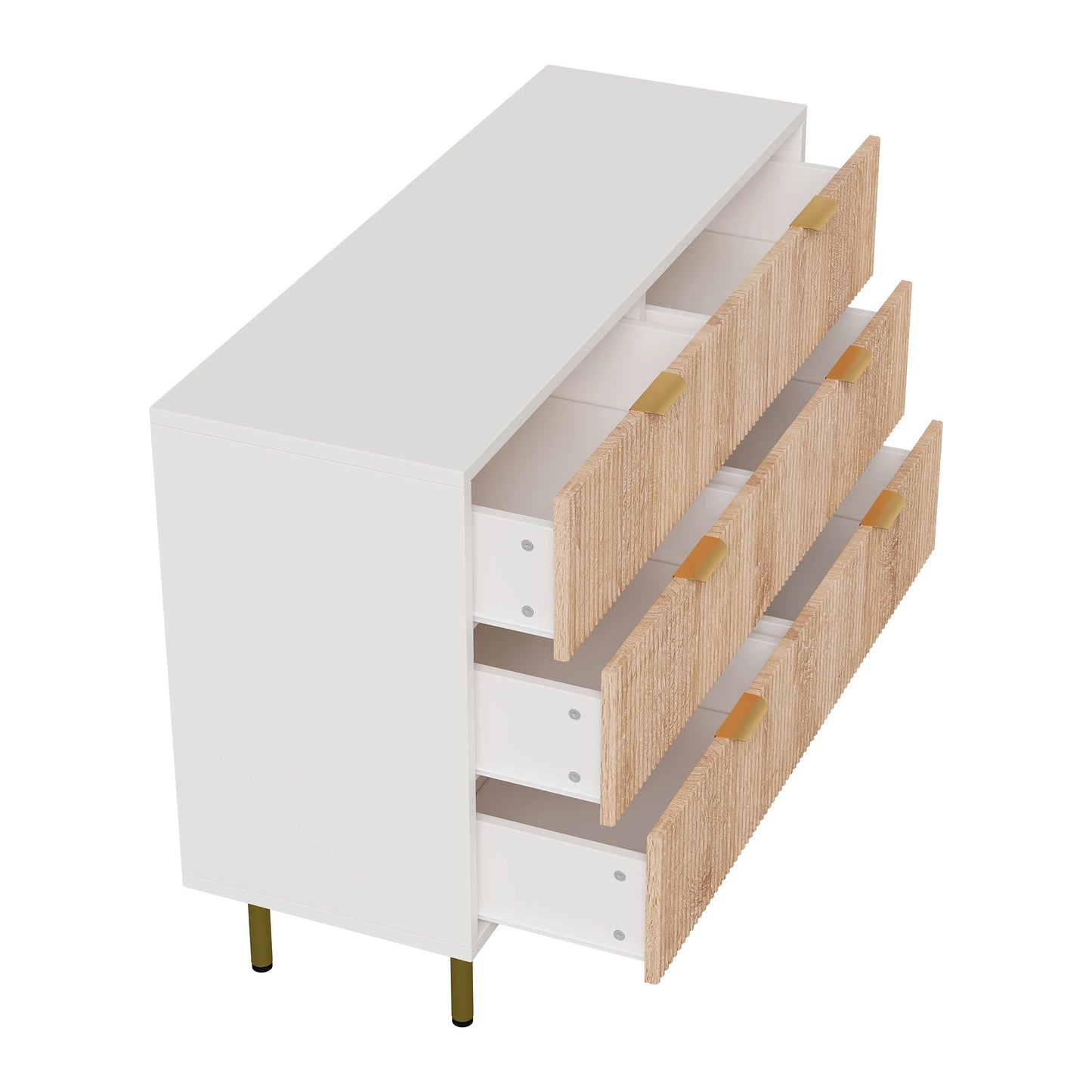 Rosahqnda Modern Drawer Cabinet,5 Drawers,Chest of Drawers,Sideboard,Bedside table,for Living Room,Entryway,Hallway,Wooden
