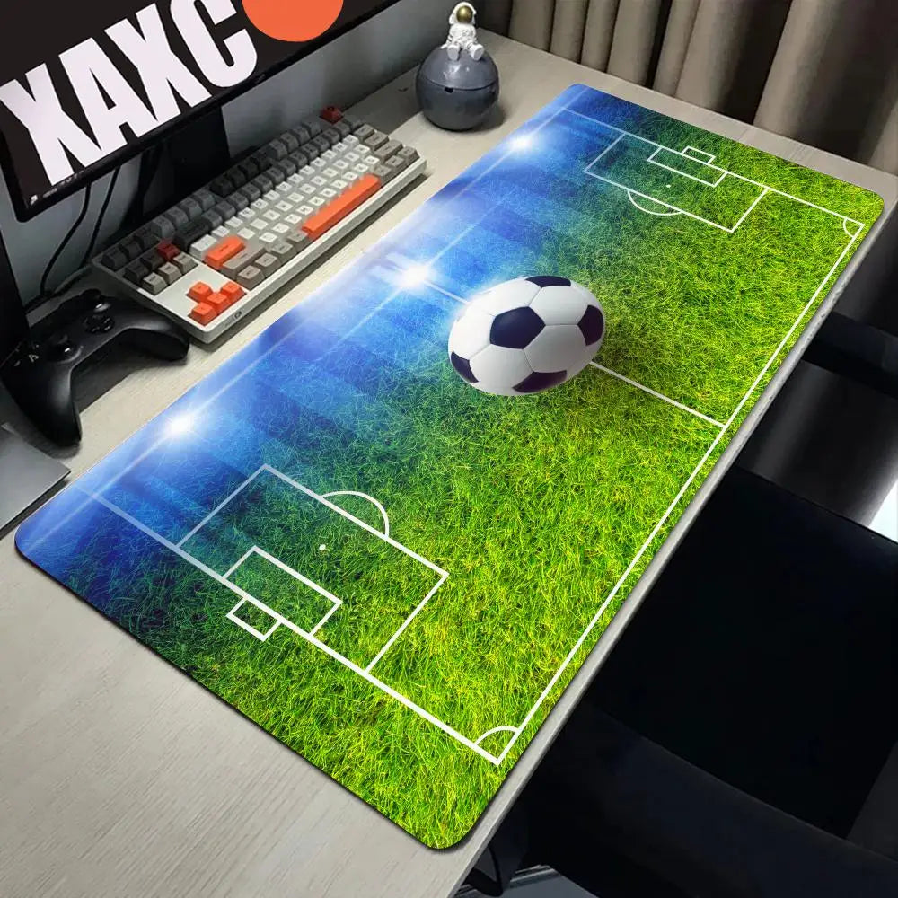 Soccer Football Large Gaming Mouse Pad HYBXAXC Mousepad Gamer Laptop Mouse Mat Office Mausepad XXL Carpet Keyboard Mat Desk Pad