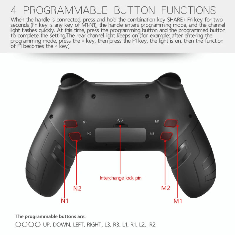Mando Controlador PS4 PS3 PS Playstation 4 3 PC Control Inalámbrico Bluetooth Móvil Android TV Gamepad Gaming Joystick Teléfono