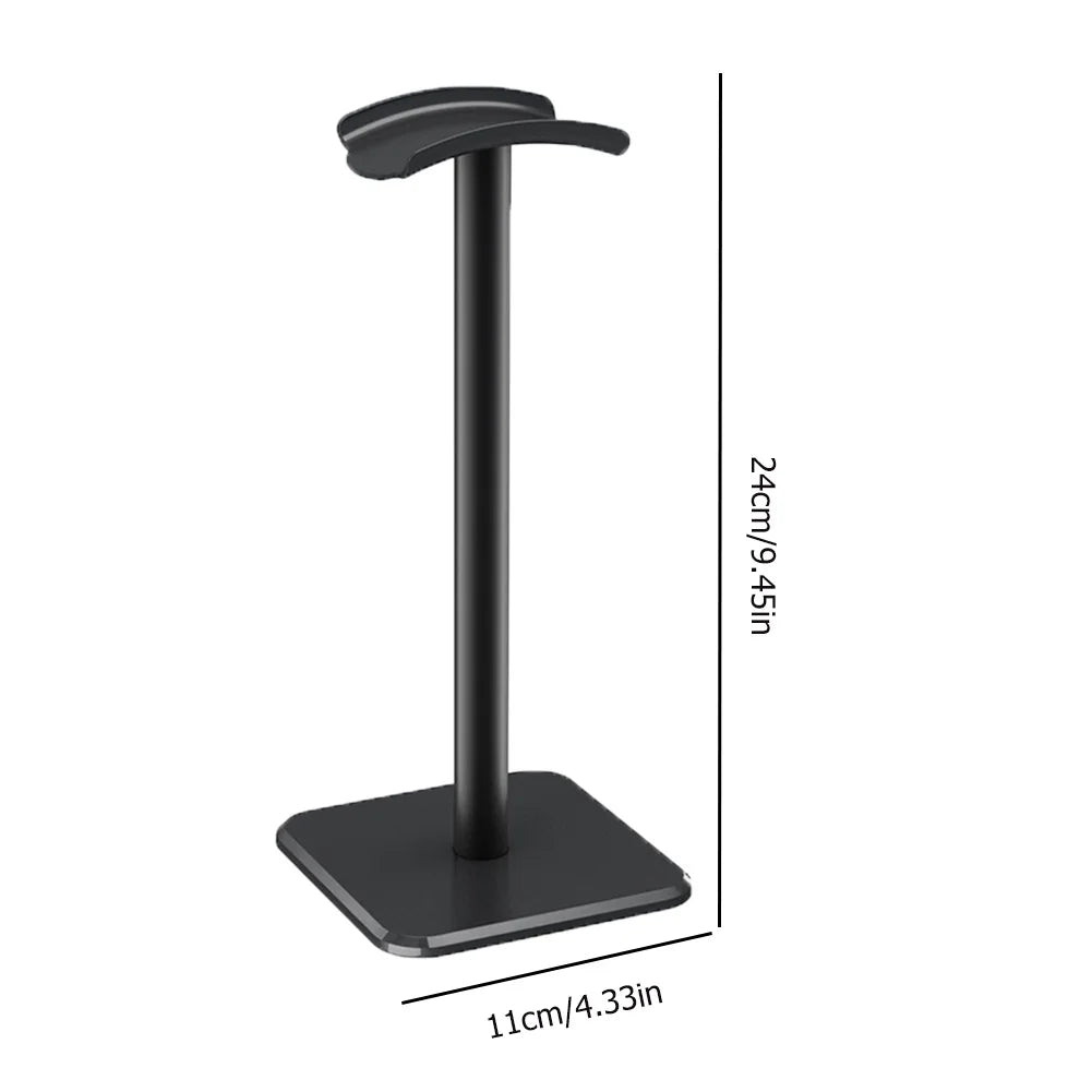 Aluminium Alloy Headphone Stand Holder Rack Space Saving Desktop Organizer Display Earphone Mount Hanger Headset Support Stand