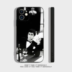 T-Tony M-Montana S-Scarface Phone Case For iPhone 17 16,15,14,13,12,11,Pro,XS,Max,XR,Plus,Mini Soft Silicone Black Shockproof