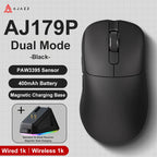 AJAZZ AJ179 Lightweight Wired And Wireless Mouse Ergonomic Macro Gaming Mouse Suitable For Personal Computers And Laptops