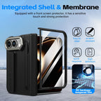 For Apple iPhone Duo Case With Stylus Pen Holder Stylus Screen Protector Camera Stand Wristband Hinge Protection Phone Cover