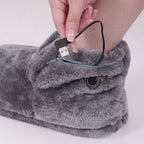 Heated Boots Heated Slippers Heating Pad Boots 1 Pair Thick Easy To Wear Fast Heating 5 Level Temperature for Office