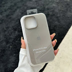 Luxury Liquid SIilicone Solid Candy Color Phone Case for Apple iPhone 17 Pro 16 15 14 13 18 Pro Max Shockproof Cover with Logo