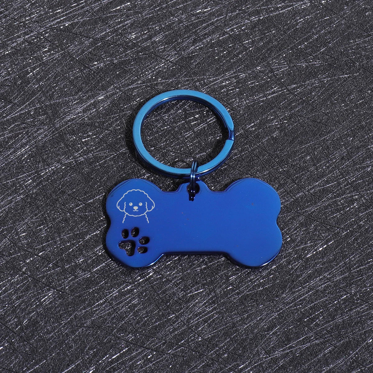Custom Name Dog Tags Personalized Text Dog ID Tag Bone Shaped Stainless Steel Laser Engraving Anti-lost Customized Pets ID Tag