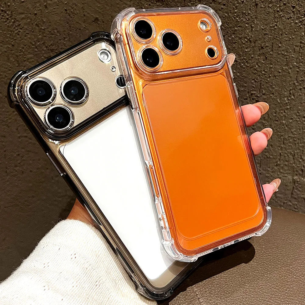 Shockproof Bumper Protector HD Clear Acrylic Phone Case For iPhone 18 17 16 15 14 13 12 11 Pro Max Back Cover Transparent Funda