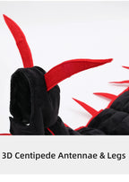 Halloween Costume for Cats Realistic Centipede Small Pets Costume Funny Pet Dress-Up Outfit Cute Cat Costume for Party & Holiday