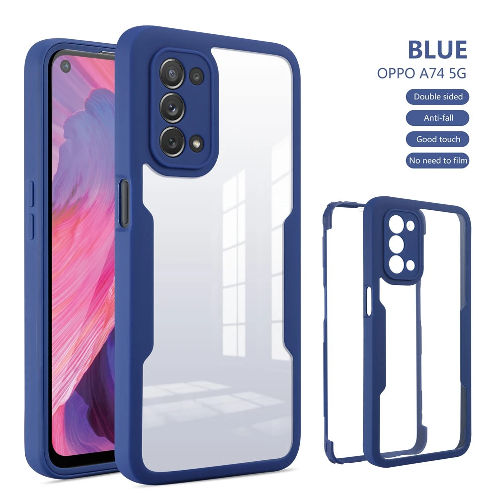 360 Full Body Case For Samsung A73 A72 A57 A56 A55 A54 A52 A37 A35 A34 A33 A32 A27 A25 A24 A17 A16 A15 A14 A13 A07 A06 A05 A04 S