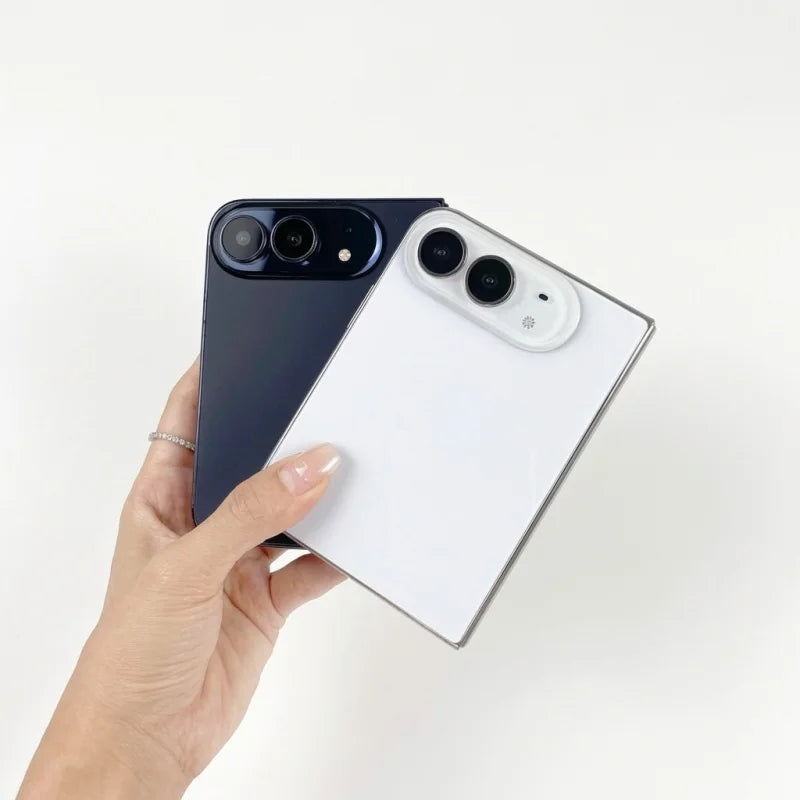 For iPhone 18 DUO Folding Dummy Phone Mockup Non-Working Display Model 1:1 Scale Fake Phone Retail Store Display Props
