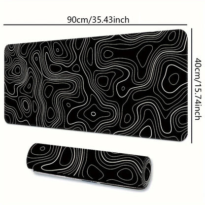 1PC Large Mouse Pads For Desk, Gaming Mouse Pad, Mouse Pad with Stitched Edges and Non-Slip Rubber Base, Extended Mouse Pad