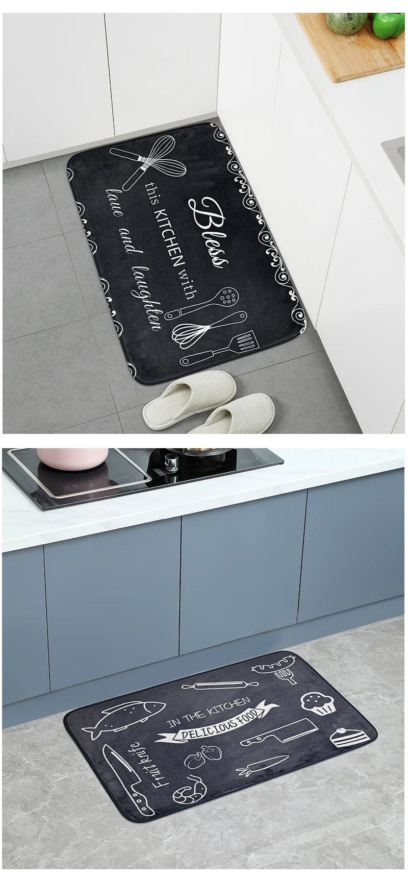 1piece Multi-purpose Sponge Water Absorption Mat:Kitchen,Bathroom Bathroom Anti-skid,Moisture Absorption,Machine Washable Carpet