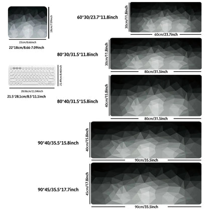 Large Thickened Gaming Mouse Pad | Stitched Edges, Non-Slip Base, Multiple Sizes