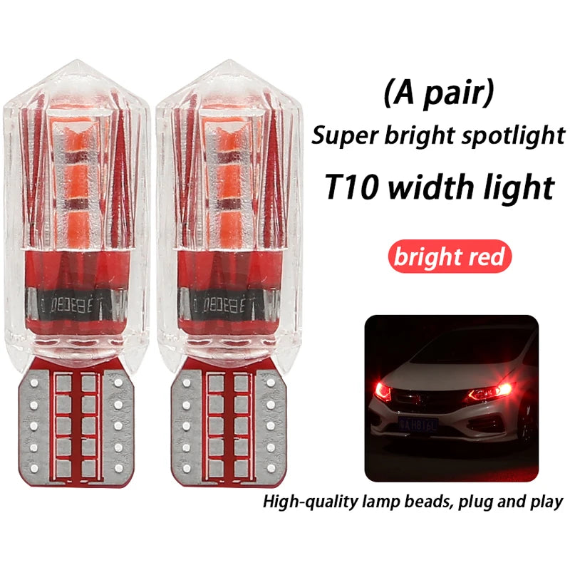 Width light modified car led lens t10 small light bulb super bright car exterior lights running lights general wholesale h11 h7