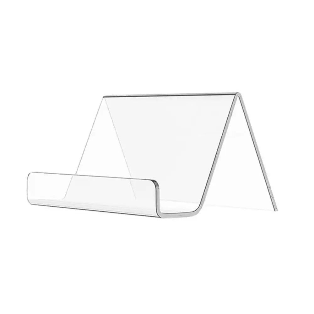 Black&Clear Acrylic Business Card Holder For Desk Plastic Business Cards Display Holders Stand Name Cards Organizer Card Shelf