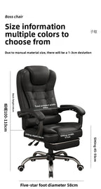Multi-functional Computer chair Household comfortable boss chair Lifting swivel chair Recumbent back office chair