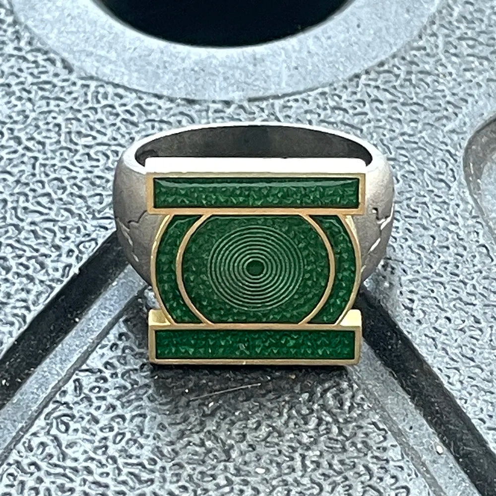 2026 Lanterns Green Lantern Corps Ring Metal Cosplay Dc Tv Series Official Collectible Prop Cosplay Costume Decor Accessory