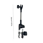 Fishing Umbrella Holder Sunshade Clamp 360 Degree Adjustable Bracket for 7-40mm Pole Outdoor Beach Camping