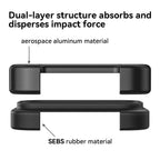 Genuine Aluminum SEBS Rubber Metal Bumper Double-layer ARC Case for IPhone 18 17 Pro Max Air Unique Design High-strength Cover
