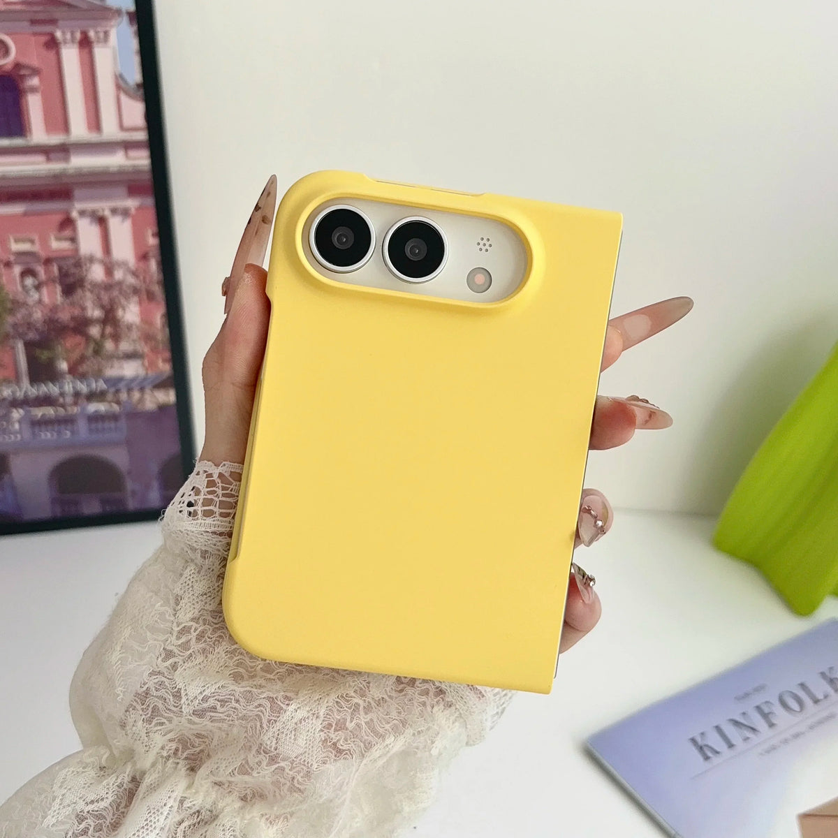 New Luxury Matte Ultra Thin Candy Color Phone Cases for Apple IPhone 18 Fold Ultra 2026 Silm Skin Feel Shockproof PC Hard Cover