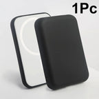Magsafe Battery Pack Phone Case, Black, Pink, Transparent White/3-Pack |   Compatible with Magsafe Battery Pack, Ultra-Thin Tpu, Shockproof, Ultra-Thin Scratch-Resistant, Protective Bumper Case - Battery Not Included