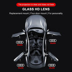 2PCS Car Door LED Light Logo Laser Projector Welcome Light For Audi sline TT Q2 Q3 Q5 Q7 Q8 A3 A4 A5 A6 A7 R8 B5 B6 B7 B8 C5 C6