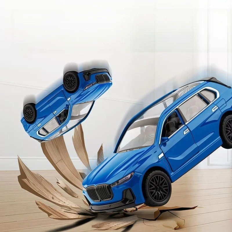1:36 Scale Alloy SUV Simulation Toy Car, Reaction Off-Road Car, Openable Model Car, OPP Bag Packaging