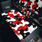 Gaming Mouse Pads Large Size Table Pad Blue White Strata Liquid Mouse Pad Computer Play Mat Leather Mouse Pad Keyboard Desk Mat