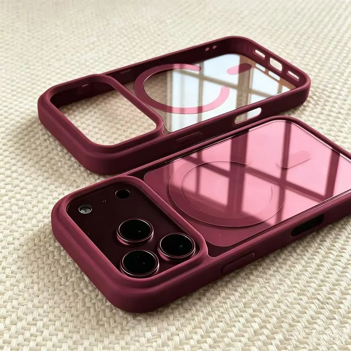 Fashion for Magsafe Magnetic Phone Case for IPhone 17 Air 16 16e 15 14 Plus 13 12 11 Pro Max Transparent Acrylic Cover Coque