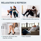 JinKairui Electric Pneumatic Leg Massager Extended Version for Deep Relaxation of Thighs, Calves and Feet with Remote Control