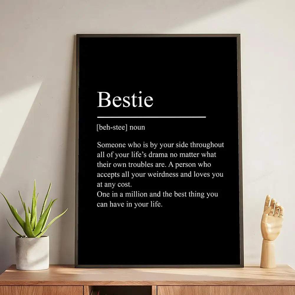 Discipline Motivational Terms Poster Modern and Elegant Wall Stickers for Home Decor Living Room Dormitory Wall Art