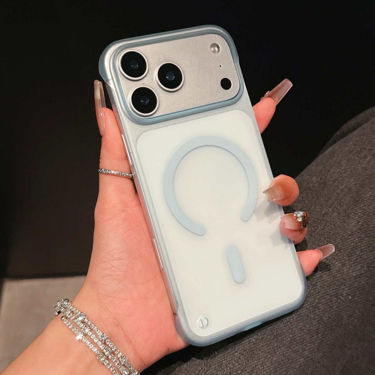 Ultra Thin Frameless Phone Case For iPhone 18 17 Pro Max Air 14 15 Plus 13 12 16 Pro For Magsefa Magnetic Matte Protection Cover