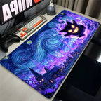 Mousepad Large Gaming Pc Accessories P-Pokemon Gengar Anime Mouse Pad Computer Gamer Cabinet Keyboard LockEdge Desk Mat