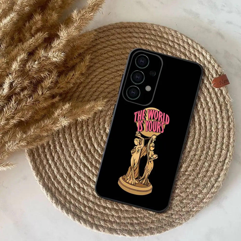 S-Scarface 1983 Film Phone Case For Samsung S25,S24,S21,S22,S23,S30,Ultra,S20,Plus,Fe,Lite,Note,10,9,5G Black Cover