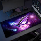 Asus Rog Black Mause Pad Anime Mouse Mats Gaming Computer Desk Mat Mouse Carpet Pc Accessories Gamer Mouse Pad Speed Rubber Mat
