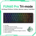 Akko MonsGeek FUN68 FUN60 PRO&MAX  HE Magnetic Keyboard 60% 65% Gaming Keyboards Rapid Trigger 8K Custom Keyboard Gamer Esports