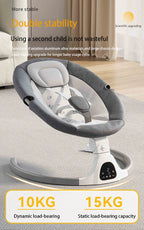 Baby Electric Rocking Chair Cradles Coax Baby  Luxury Electric Swing Shaker Recliner Comfort Chair  0-3 Years Old Baby Bed