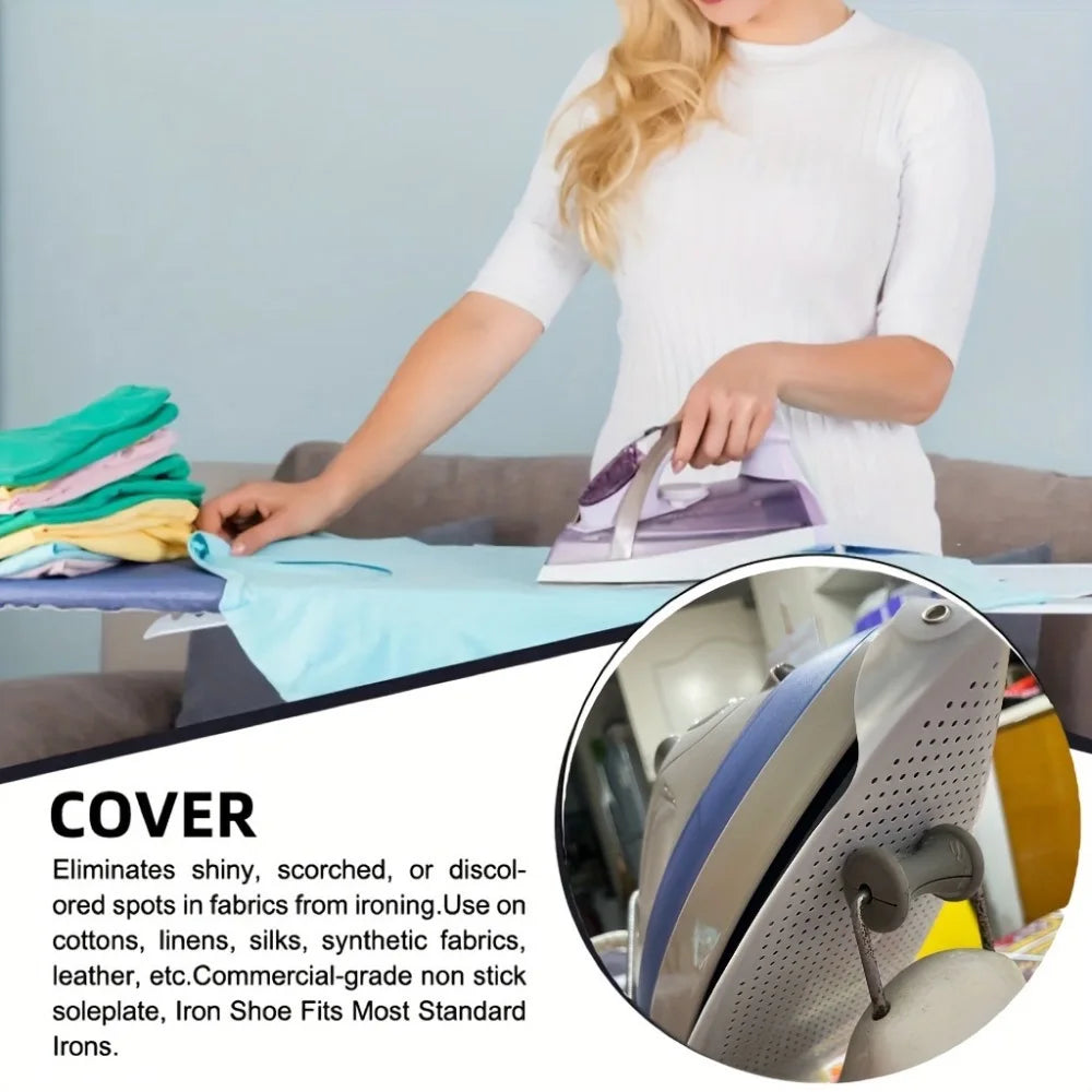 1Pc Sewing Iron Anti-Scalding Pad Iron Sole Cover Universal Iron Boot Household Ironing Machine Protective Cover Ironing Board Cover (0.2mm) S003583