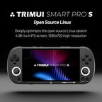 TRIMUI SMART PRO S Handheld Game Console 4.96''IPS Screen Allwinner A523 Processor Hall Joystick RGB Lighting TG5050 Game Player
