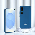 Original For Samsung S26 S25 S24 Case Soft Liquid Silicone Phone Back Cover For Galaxy S26 S25 S24 S23 S22 S21 Plus Ultra FE