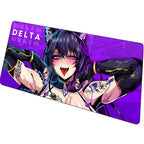 Computer Desk Mat Anime Girl Leather Mouse Pad Kawaii Office Extended Mousepad Gaming Accessories Non-slip HD Printing Carpet