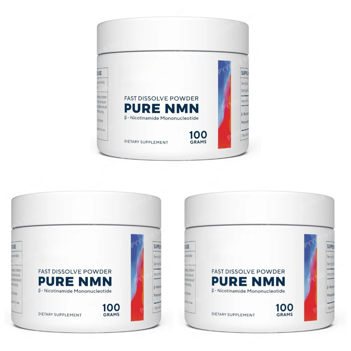 NMN (Nicotinamide Mononucleotide) Powder 100g, 500mg Per High Purity Serving Fast Dissolve, Vegan, Daily Energy & Wellness
