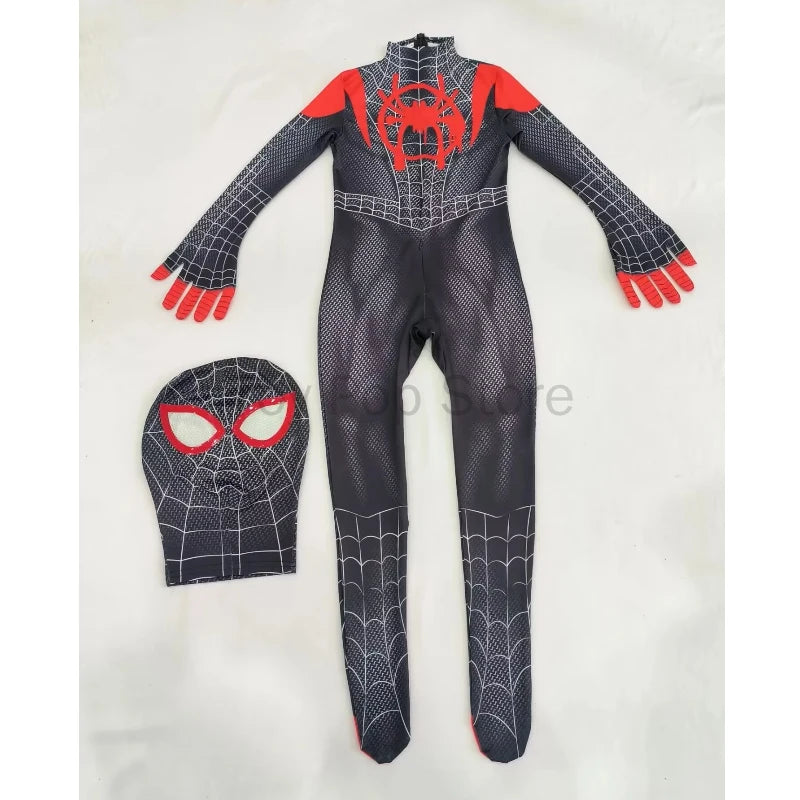 Popular Web Slinger Superhero Zentai Suit Full Coverage Cosplay Bodysuit Halloween Themed Outfit Collectible Attire for Holiday