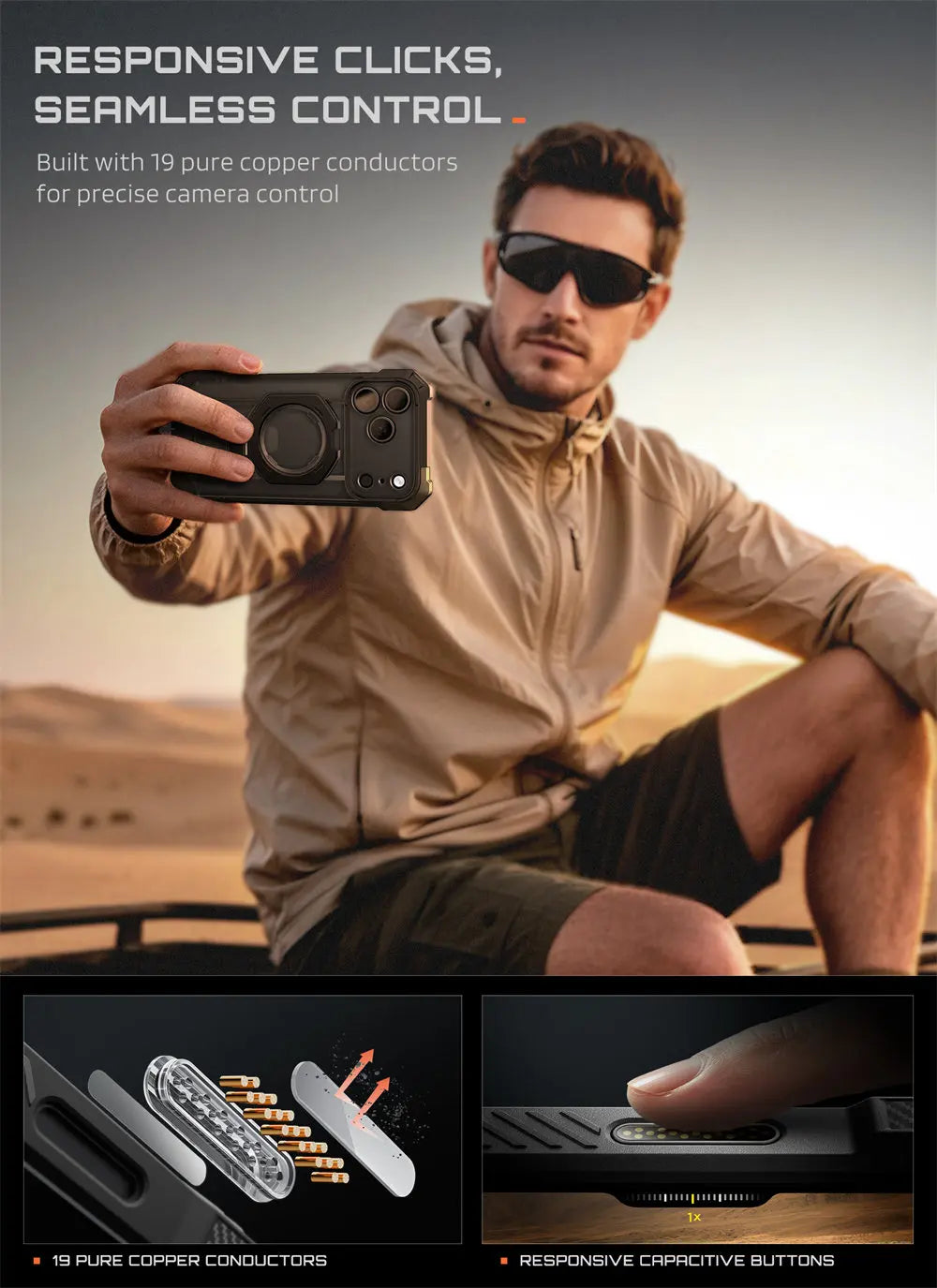 UB Grip For iPhone 18 Pro Max /For iPhone 17 Pro Max Case SUPCASE Compatible with MagSafe Heavy Duty Rugged Magnetic Phone Case